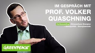 Gefährdet der Kohleausstieg unsere Energieversorgung  Im Gespräch mit Professor Volker Quaschning [upl. by Pearla]