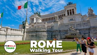 Rome Italy Walking Tour  4K60fps with Captions  Prowalk Tours [upl. by Atsirak]