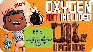 Oxygen Not Included EP6 How to Build an Oxygen Electrolyzer and Hydrogen power system [upl. by Crockett860]