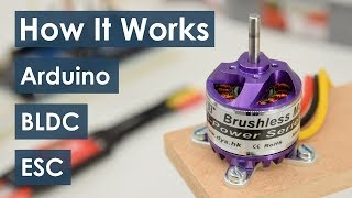 How Brushless Motor and ESC Work and How To Control them using Arduino [upl. by Fornof]