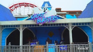 4K Ghost Blasters An Interactive Black Light Dark Ride at Santa Cruz Beach Boardwalk [upl. by Dierdre485]