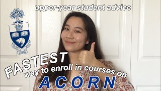 UofT 101 How to course quotENROLLMENTquot on ACORN applies to ALL campuses [upl. by Ausoj]