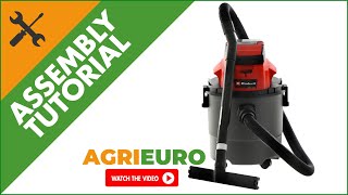 Einhell TCVC 1815 Li Batterypowered Wet and Dry Vacuum Cleaner  25Ah 18V  Assembly tutorial [upl. by Sabir]