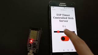 Demo ESP32ESP8266 Web Server to Control Outputs with a Timer Pulse Width [upl. by Lower85]