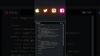 CREATE CSS GLOWING ICONS [upl. by Drewett993]