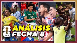 ☕️⚽ ANÁLISIS FECHA 8 ELIMINATORIAS SUDAMERICANAS 2026 🏆 [upl. by Boardman]