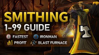 Theoatrixs 199 Smithing Guide OSRS [upl. by Suoicerpal]