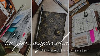 LV PM Agenda Flip  System Details  Pocket Planner  Wallet  Functional Planner  Plan With Bee [upl. by Anujra]