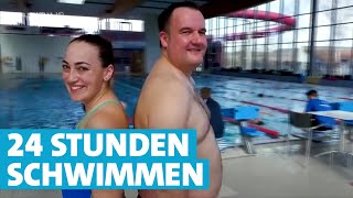 Ohne Schlaf zum Sieg 24 Stunden Schwimmen in Schorndorf [upl. by Wadell]