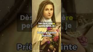 Prière de Sainte Thérèse de l’Enfant Jésus 🙏 shorts [upl. by Borlow]