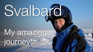 Svalbard  An Amazing Journey Drone footage Dog sledding and Snowmobile rides [upl. by Eanwahs]