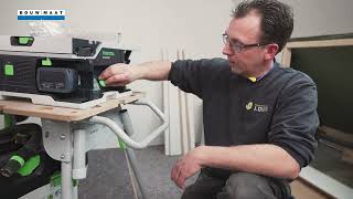 FESTOOL CSC SYS 50 ACCUZAAGTAFEL [upl. by Nitsyrk]