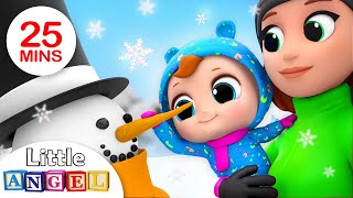 Winter Song  Fun in the Snow  Nursery Rhymes by Little Angel [upl. by Figueroa904]