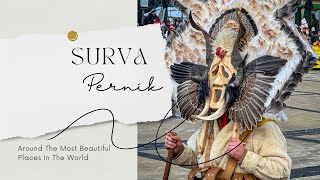 Surva  Pernik  2024  International Festival of Masquerade Games [upl. by Adnawuj]