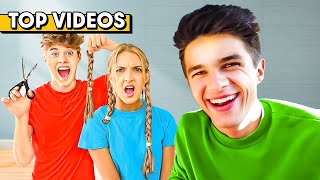 BEST TRY NOT TO LAUGH Challenges HILARIOUS  Brent Rivera [upl. by Nan]