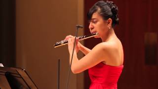 Bolling Veloce  Vanessa Varela flute  Live at UMD 2013 [upl. by Bunder492]