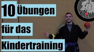 10 Kampfsportspiele für das Kindertraining oder den Sportunterricht BJJJudoJu JutsuRingen [upl. by Ylrehc]