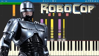 Robocop Theme Soundtrack  Synthesia Cover [upl. by Bale858]