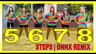 5678  Steps  DNNX Remix  Dance Workout  Tiktok Viral Zumba [upl. by Pachton413]