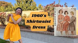 Making my shirtwaistseptember dress amp talking about my foster kittens [upl. by Cedar]