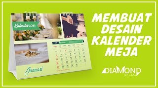 Cara Membuat Desain Kalender Meja 2019 Mudah dengan Corel Draw [upl. by Aihsad947]