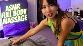 RELAXING FULL BODY MASSAGE ASMR [upl. by Yenruoj]