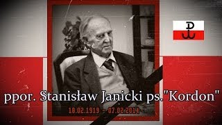 por Stanisław Janicki ps quotKordonquot  Wspomnienie  Ostatnie Pożegnianie [upl. by Enecnarf]