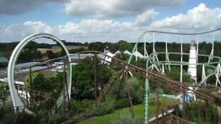 Nessie Superrollercoaster Front Seat onride POV Hansa Park Germany [upl. by Ellissa]