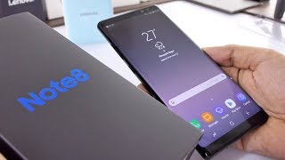 Samsung Galaxy Note 8 Unboxing amp Overview Indian Unit [upl. by Yarb]