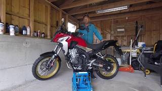 Honda CB500X 2019 TKC 80 longevity [upl. by Rutger]