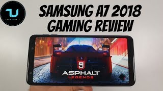 Samsung A7 2018 Gaming Review  PUBGAsphalt 9NBA 2K19Call of Duty Mobile [upl. by Tennek]