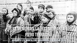 La Memoria e la Testimonianza  Piero Terracina byAMampGP [upl. by Salvadore]