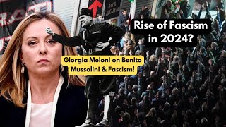 फ़ैसिस्टवाद in 2024  Giorgia Meloni on Fascism [upl. by Weider]