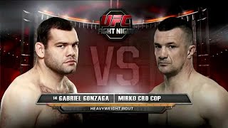 Mirko Cro Cop vs Gabriel Gonzaga 2 [upl. by Agnesse]