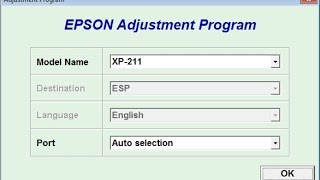 Reset Epson XP211 [upl. by Gizela]