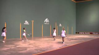 Mx Frontour  Frontenis  Final Damas XíoRaquel vs Hnas Olivares Monterrey 2014 [upl. by Staten]