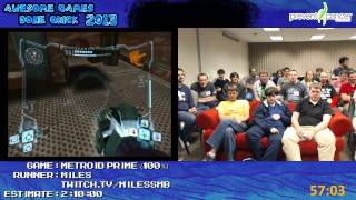 Metroid Prime  Speed Run in 14940 100 by Miles Awesome Games Done Quick 2013 GCN [upl. by Namya732]