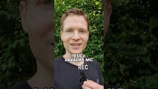 Reviewing the Wireless Lavalier Microphone for iPhone amp Android  Audio Quality Test productreview [upl. by Nelleeus]