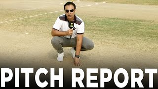 Pitch Report  Stallions vs Lions  Match 12  Bahria Town Champions Cup 2024  M9A1K [upl. by Ahsyekal]