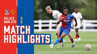 Match Highlights  Crystal Palace 32 Manchester United  U21s [upl. by Valdes31]