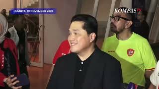 Respons Erick Thohir Usai Marselino Cetak 2 Gol ke Gawang Arab Saudi [upl. by Hachmin916]