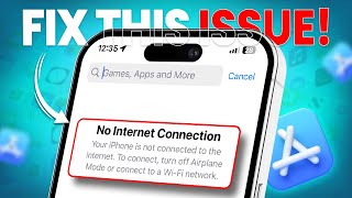 How to Solve quotNo Internet Connectionquot Error on App Store  Fix Network Issues [upl. by Oecam]