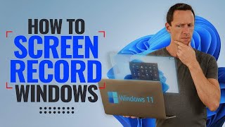 How To Screen Record On Windows Easy Screen Recorder For PC [upl. by Airreis288]