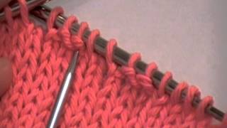 Learn to Identify a Knit and Purl Stitch amp Ribbing [upl. by Louisette]