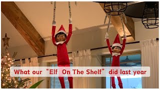 12 Easy Elf On The Shelf Ideas What our quotElf On The Shelfquot Did last year [upl. by Aina189]