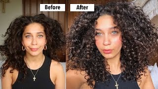 5 STEPS TO REFRESH YOUR DAY 2 CURLS IN THE MORNING FRIZZ FREE [upl. by Aynnek243]