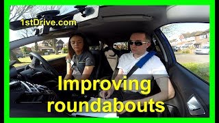 Roundabouts driving lesson [upl. by Mellicent]