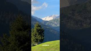 Beautiful Switzerland Swiss Alps Golf Goms Obergesteln Obergoms Valais Switzerland Shorts [upl. by Asirrom]