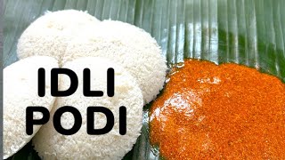 How to Make the Perfect Idli Podi Traditional South Indian Recipe [upl. by Ynnavoig]