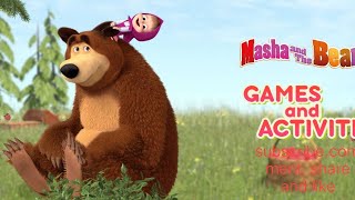 Masha and the bear mini game  30 minute video [upl. by Flora]